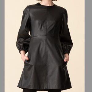 Tibi long sleeved structured black dress | NWT | Size 0